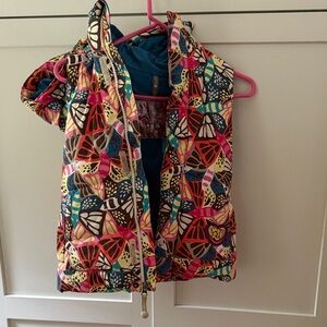 Burton Blue and Pink Puffer Vest